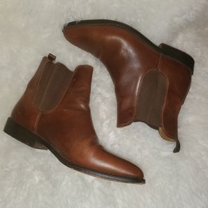 Cole Haan brown leather ankle boots booties 8.5 M